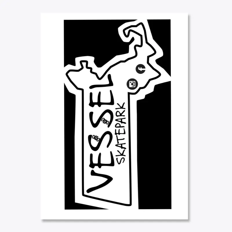 Vessel Skatepark MA Sticker